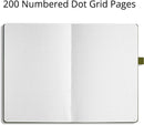 Vivid Scribbles A5 Dragonfly Meadows 200 Page Luxury Dot Grid Journal